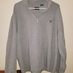 Chaps Men's Quarter Zip Sweater